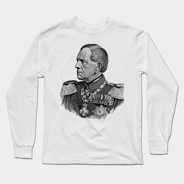 HELMUTH VON MOLKE The Elder Long Sleeve T-Shirt by ZyDesign